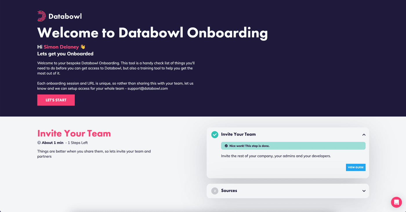 Customer onboarding was a large painpoint, with days spent training users who couldn't self serve. Outdated docs and a lack of automation tooling meant it wasn't a scalable process.