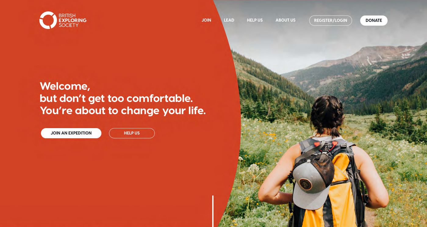 British Exploring Society website was co designed with key stakeholders during a series of design sprints. As part of Vivid Creative