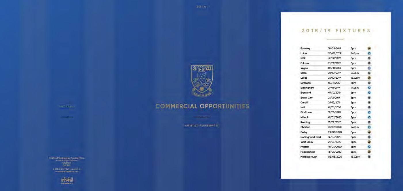 SWFC Corporate brochure design as part of Vivid Creative.